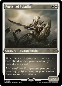 Puresteel Paladin-Commander Masters-Foil Etched-469-LP - Image 1