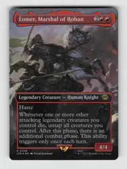 Eomer, Marshal of Rohan (Borderless)*Foil* LTR 428 NM - Image 1