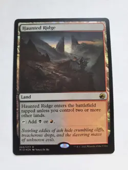 Haunted Ridge - Foil - Midnight hunt - Near Mint - MTG - Image 1