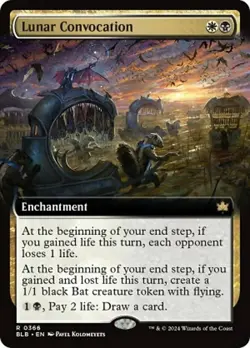 1 x Lunar Convocation - Foil - Extended Art - Bloomburrow - NM-Mint - MTG - Image 1