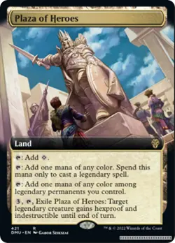 Plaza of Heroes (Extended Art) [DMU - 421] - NM TCG MTG - Image 1