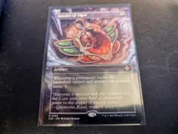 MTG Magic the Gathering Amulet of Vigor Borderless LCC! - Image 1