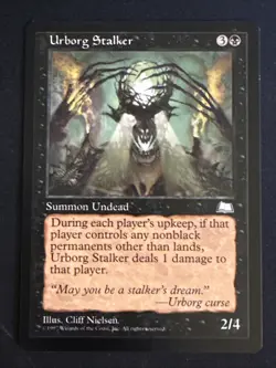 1x Urborg Stalker Weatherlight LP MTG Magic the Gathering x1 MKE - Image 1