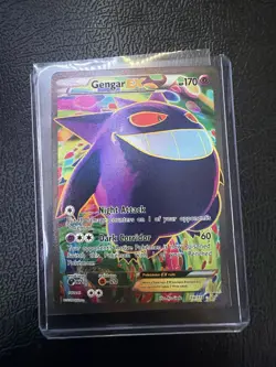Pokemon TCG Gengar EX Full Art Ultra Rare Holo 114/119 XY Phantom Forces 170 HP - Image 1