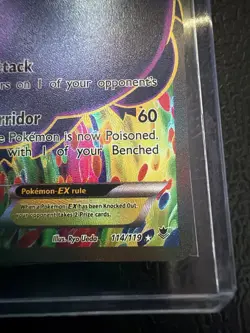 Pokemon TCG Gengar EX Full Art Ultra Rare Holo 114/119 XY Phantom Forces 170 HP - Image 4