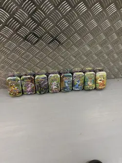 Pokemon TCG Prismatic Evolutions Mini Tins x 8 Full Art Set New/Sealed - Image 1