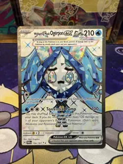 Wellspring Mask Ogerpon EX Holo Pokemon TCG Card 194/167 Twilight Masquerade - Image 1