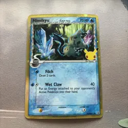 MIMIKYU (DELTA SPECIES) - SWSH136 - HOLO - SWORD & SHIELD PROMO - POKEMON - NM D - Image 1