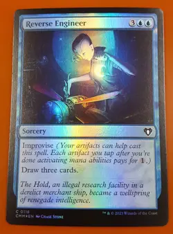 1x Reverse Engineer | FOIL | Commander Masters | MTG Magic Cards - Image 1