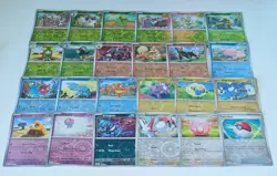 Pokemon TCG Scarlet & Violet Base – 40 Reverse Holo Cards – No Duplicates NM - Image 1