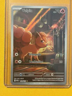 Pokemon Vulpix Mega Evolution IR 138/132 NM Condition - Image 1