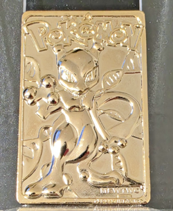 Mewtwo Vintage Burger King 1999 Pokemon 23k Gold Plated Collectible Card - Image 1
