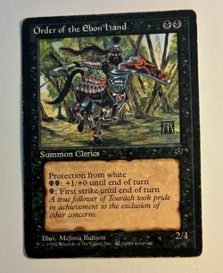 MTG Fallen Empires Order of the Ebon Hand MP Common - Image 1