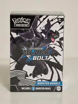 Pokemon TCG: Scarlet & Violet Black Bolt Zekrom Booster Bundle - Factory Sealed - Image 1