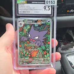Pokemon Haunter Me: Mega Evolution Promo Holo Rare 027 CGC 9.5 100 HP 40 - Image 1