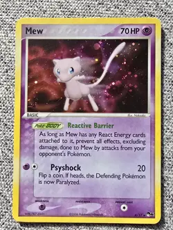 Mew 4/17 POP Series 4 Promo Pokemon TCG Holo Foil Rare - LP - Image 1