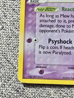 Mew 4/17 POP Series 4 Promo Pokemon TCG Holo Foil Rare - LP - Image 2