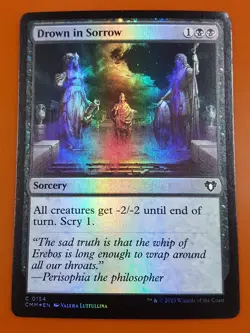 1x Drown in Sorrow | FOIL | Commander Masters | MTG Magic Cards - Image 1