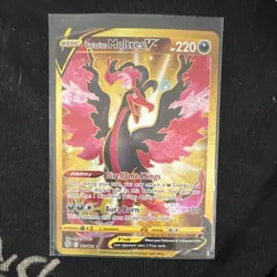 Pokemon TCG Galarian Moltres V Brilliant Stars Secret Rare Holo Full Art 183/172 - Image 1