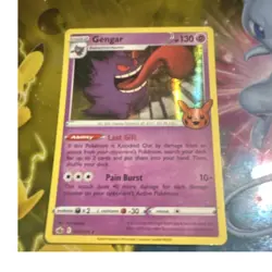Pokemon Gengar Swsh06 trick or trade 057/198 Holo Rare Stage 2 130 HP English - Image 1