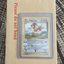 Pokemon TCG Pidgeotto Base Set 22/102 Regular Rare MP - Image 1