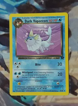 Dark Vaporeon, Team Rocket 45/82 - LP - Image 1