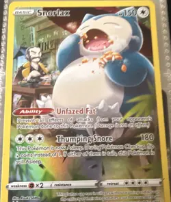 Pokemon Snorlax TG10/TG30 Lost Origin Trainer Gallery Ultra Rare Holo 150HP - Image 1