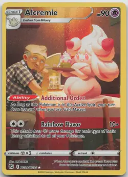Alcremie TG08/TG30 Holo Brilliant Stars Trainer Gallery Pokemon NM - Image 1
