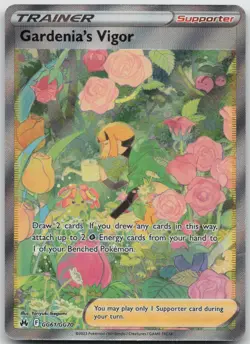 Gardenia's Vigor GG61/GG70 Ultra Rare Crown Zenith Pokemon NM/LP - Image 1