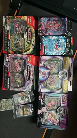 Pokemon League Battle Deck Lot - Dragapult, Gardevoir, Mew, Lumineon V - Sealed - Image 1