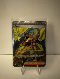 Pokemon Canari Trainer Supporter ASC 257/217 Full Art Holo (Ultra Rare) - Image 1