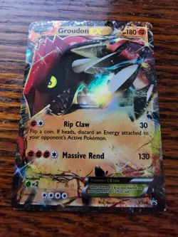 PL Pokemon TCG Groudon-EX XY XY42 Holo Promo - Image 1