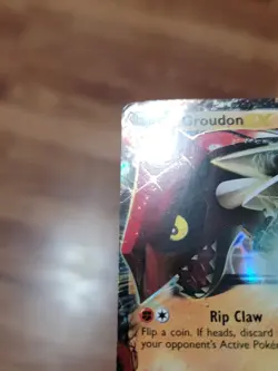 PL Pokemon TCG Groudon-EX XY XY42 Holo Promo - Image 3