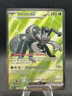 Durant ex 215/191 Pokemon Surging Sparks Full Art Holo NM - Image 1