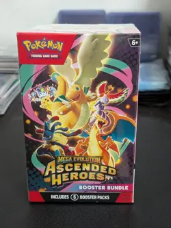 New Factory Sealed Pokemon Mega Evolution Ascended Heroes Booster Bundle Box - Image 2