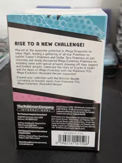 New Factory Sealed Pokemon Mega Evolution Ascended Heroes Booster Bundle Box - Image 3