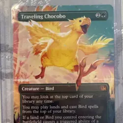 2025 MTG Final Fantasy Traveling Chocobo #0406 Borderless Non-foil - Image 5