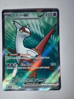 Latias ex 220/191 Ultra Rare Surging Sparks Pokemon Near Mint - Image 1