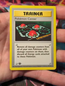 Pokemon Center 085/102 1st Edition Base Set Shadowless NM- Pokemon 1999 - Image 2