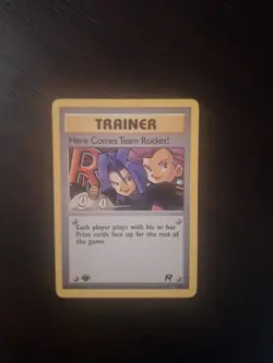 1995 Pokemon Trainer Here Comes Team Rocket 1st Edition - RARE 71/82 NM - Image 1