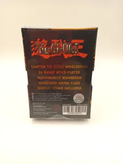 Yu-Gi-Oh! Limited Edition 24k Gold Plated Pot of Greed Metal Card - Image 4