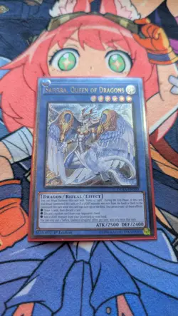 YuGiOh! | Saffira, Queen of Dragons | DUEA-EN050 Ultimate Rare | 1st Ed NM - Image 1