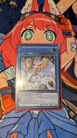 YuGiOh! | Saffira, Queen of Dragons | DUEA-EN050 Ultimate Rare | 1st Ed NM - Image 2