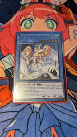 YuGiOh! | Saffira, Queen of Dragons | DUEA-EN050 Ultimate Rare | 1st Ed NM - Image 3