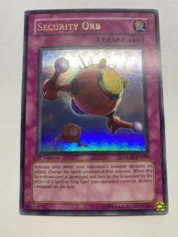 Yugioh Security Orb 1st Edition Ultra Rare GLAS-EN089 HP - Image 1