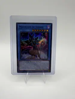 Yu-Gi-Oh Magician of Chaos LDS3-EN089 1st Ed Blue Ultra Rare Dark Magician NM - Image 1