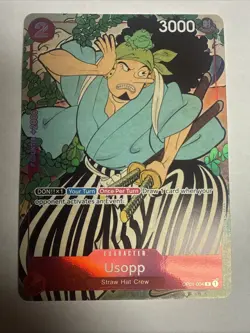 USOPP 1st YEAR ANNIVERSARY English PROMO (OP01-004) One Piece Card Game - Image 1