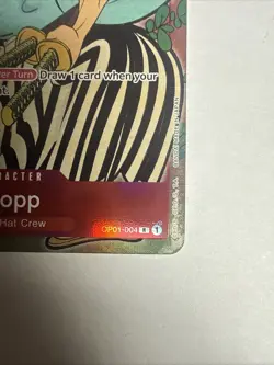 USOPP 1st YEAR ANNIVERSARY English PROMO (OP01-004) One Piece Card Game - Image 4