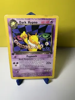 Pokemon Dark Hypno 1st Edition Non-Holo Card 26/82 - Image 1
