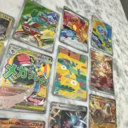 Pokemon Holo Card Lot Bulbasaur Charmander Squirtle Zekrom Ho-Oh 11 Cards - Image 3